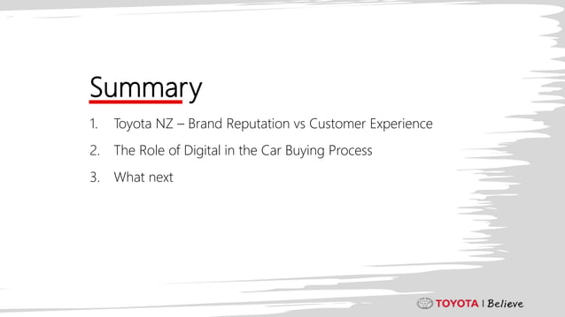 Intergen Convergence 2017 - Customer engagement (Toyota) | PPT