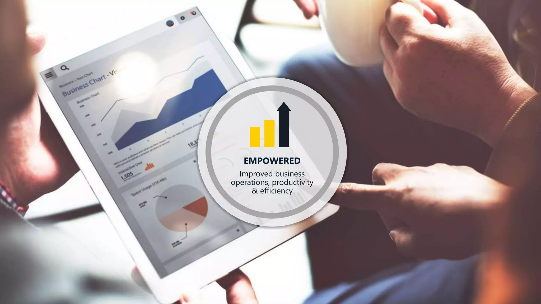 1
EMPOWERED
Improved business
operations, productivity
& efficiency