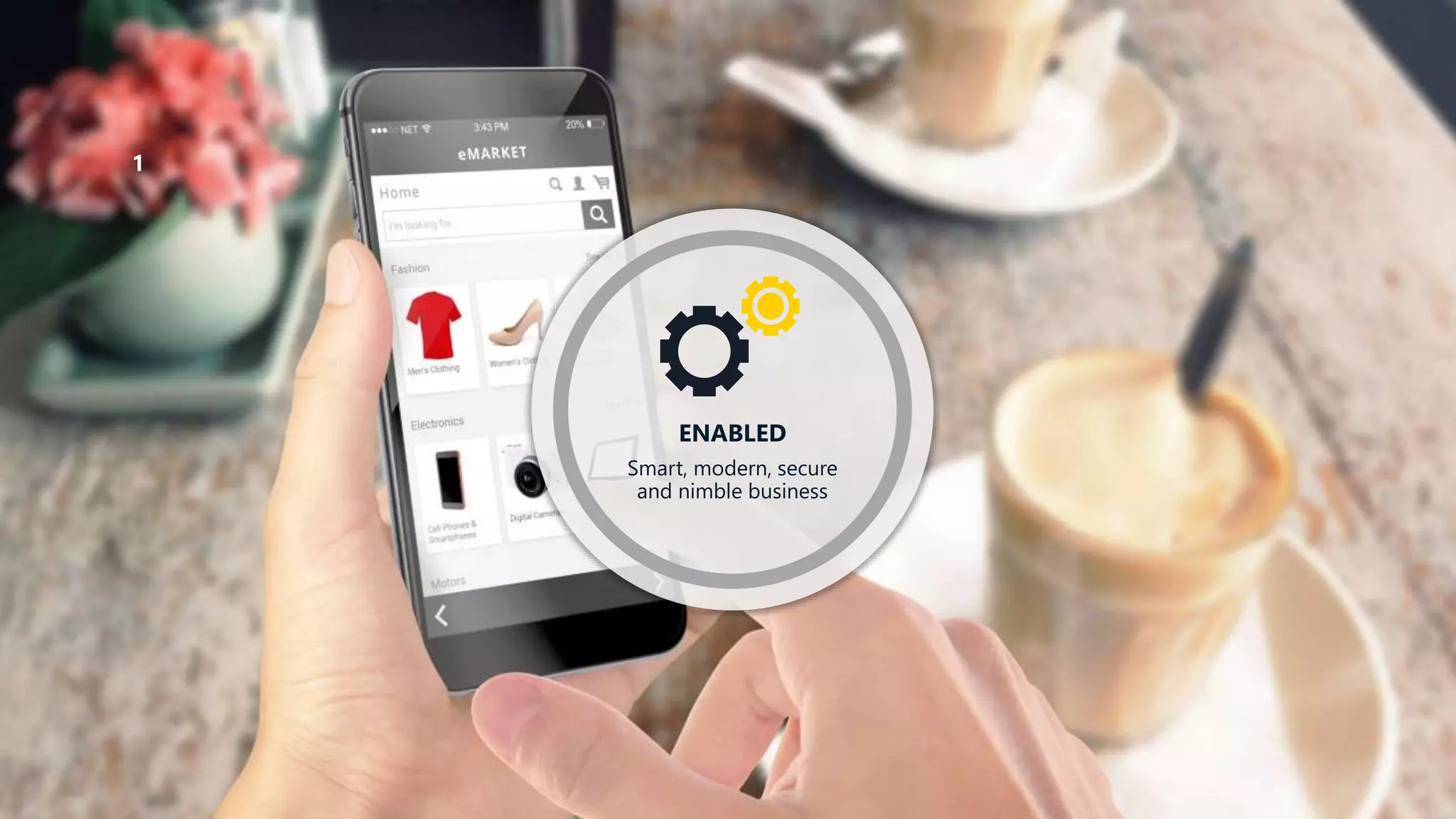 1
ENABLED
Smart, modern, secure
and nimble business