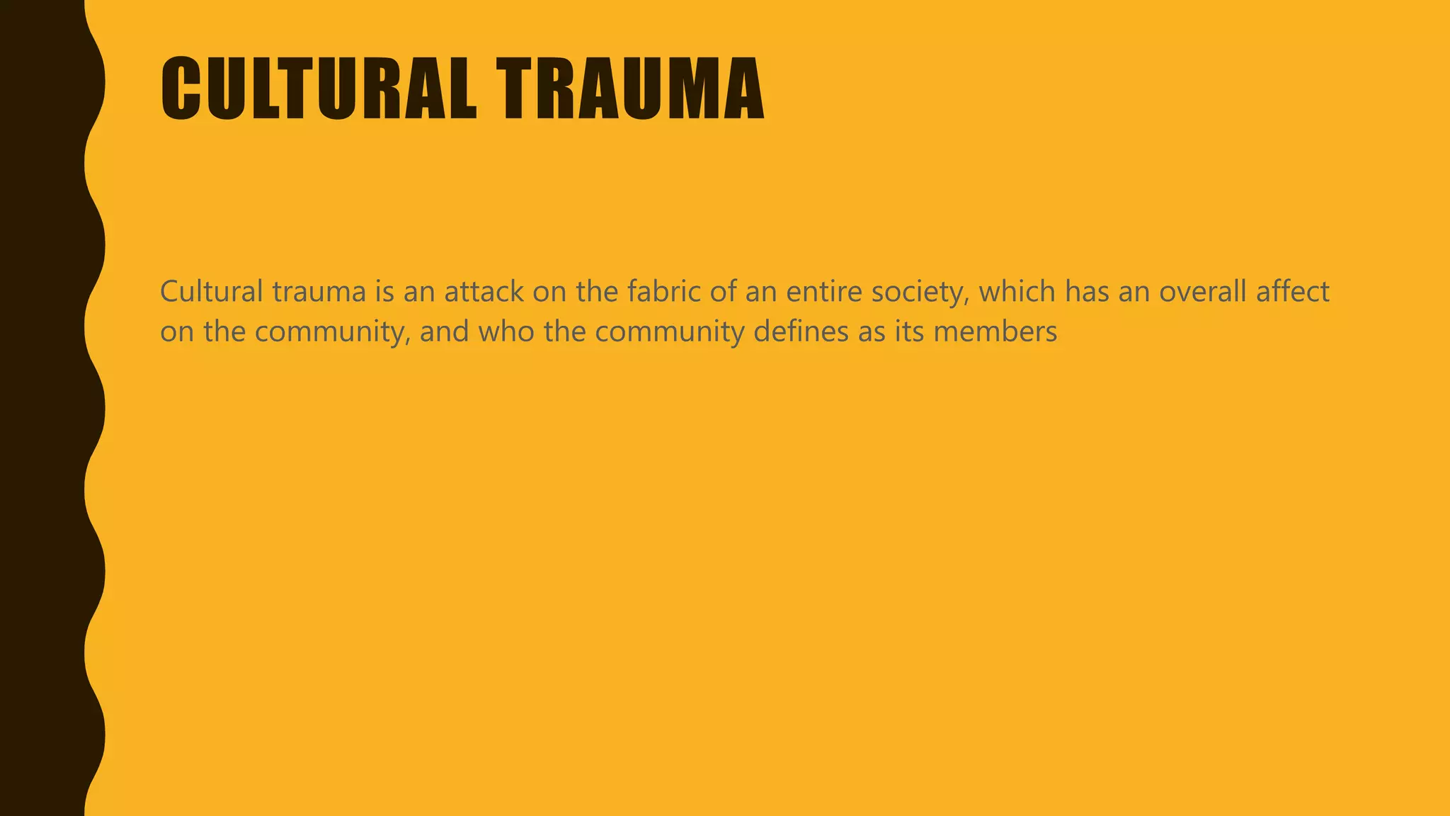 Intergenerational trauma | PPTX