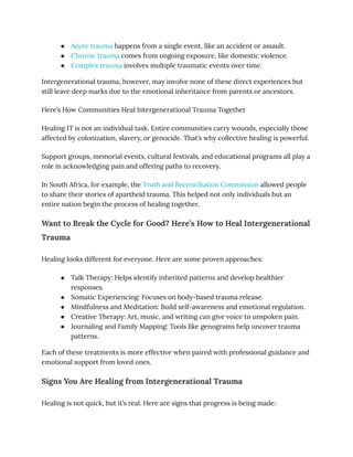 Intergenerational Trauma Starts Even Before You Are Born and Here’s How ...