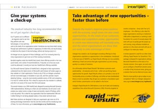 Give your systems
a check-up
Take advantage of new opportunities –
faster than before
>>3>> N E W P A C K A G E S < S M A ...