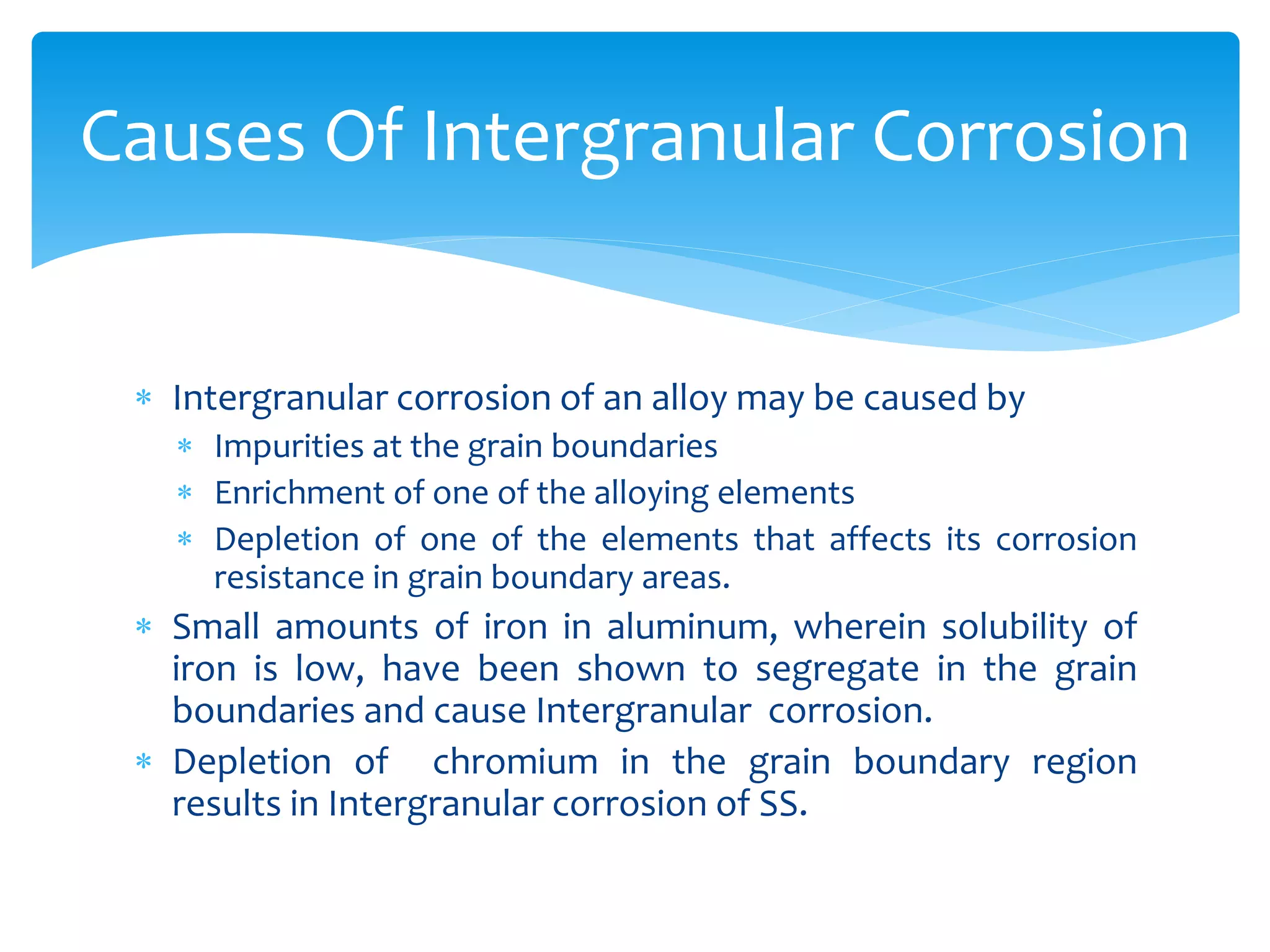 Intergranular Corrosion | PPTX