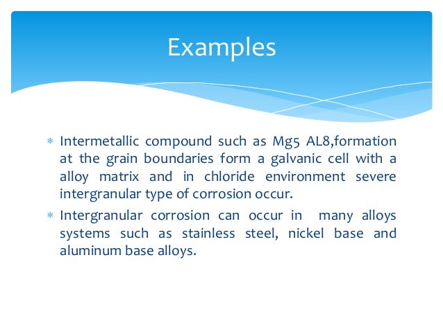 intergranular corrosion