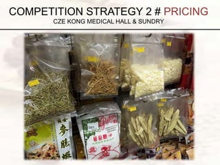 COMPETITION STRATEGY 2 # PRICING
CZE KONG MEDICAL HALL & SUNDRY
 