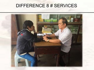 DIFFERENCE 8 # SERVICES
 
