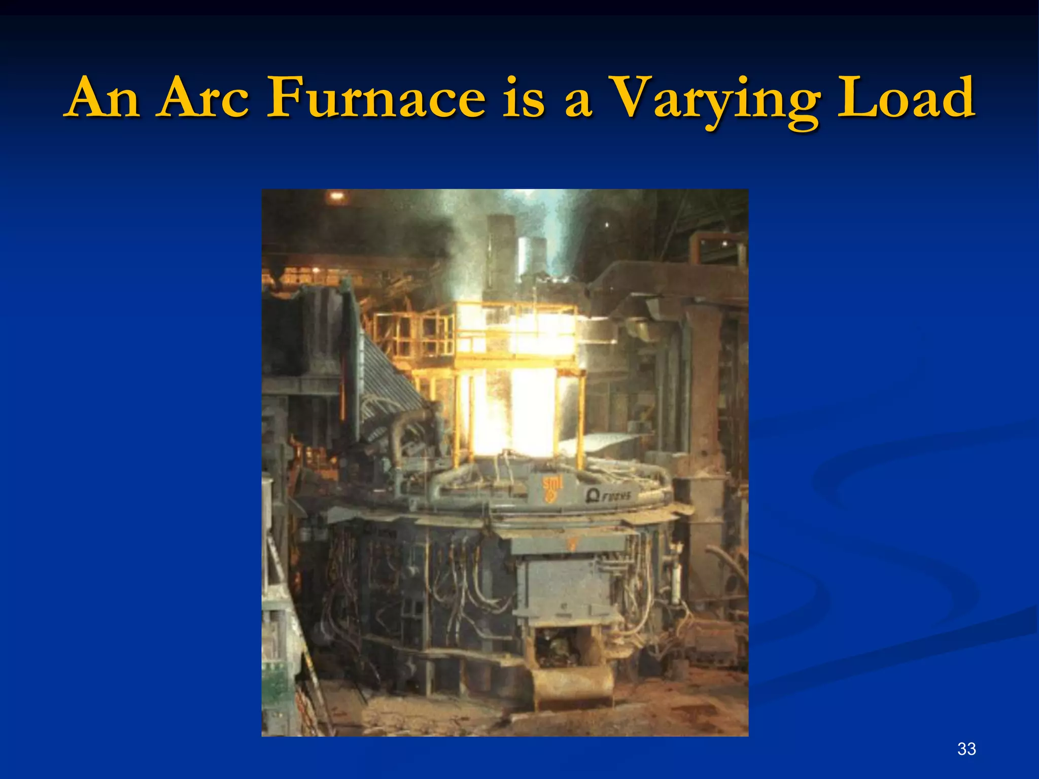 An Arc Furnace is a Varying Load33