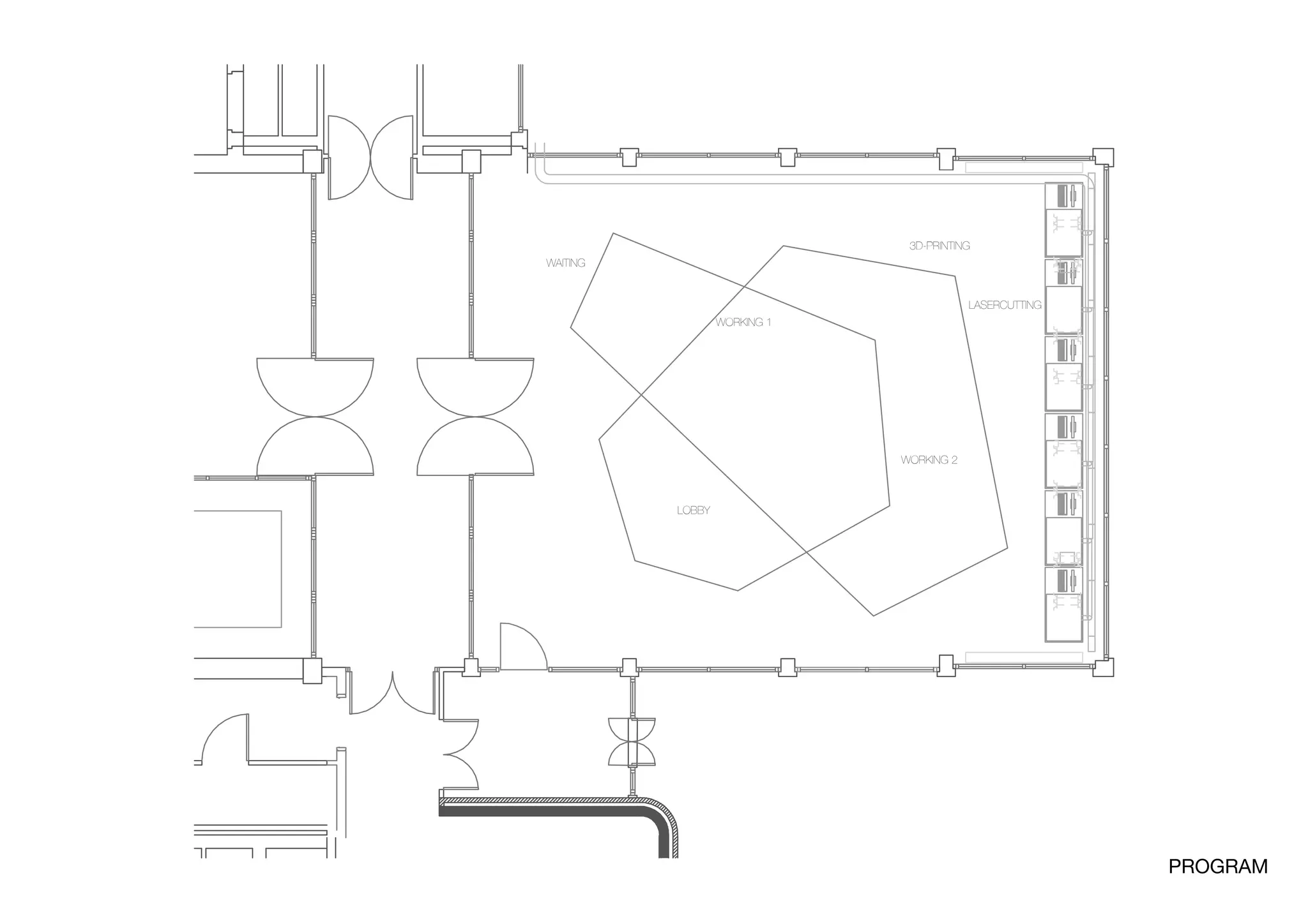 3D-PRINTING
WAITING
LASERCUTTING
WORKING 1
WORKING 2
LOBBY
PROGRAM