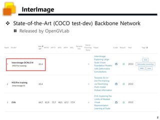Coco Backbone InternImage: Exploring Large-Scale Vision Foundation Models with ...