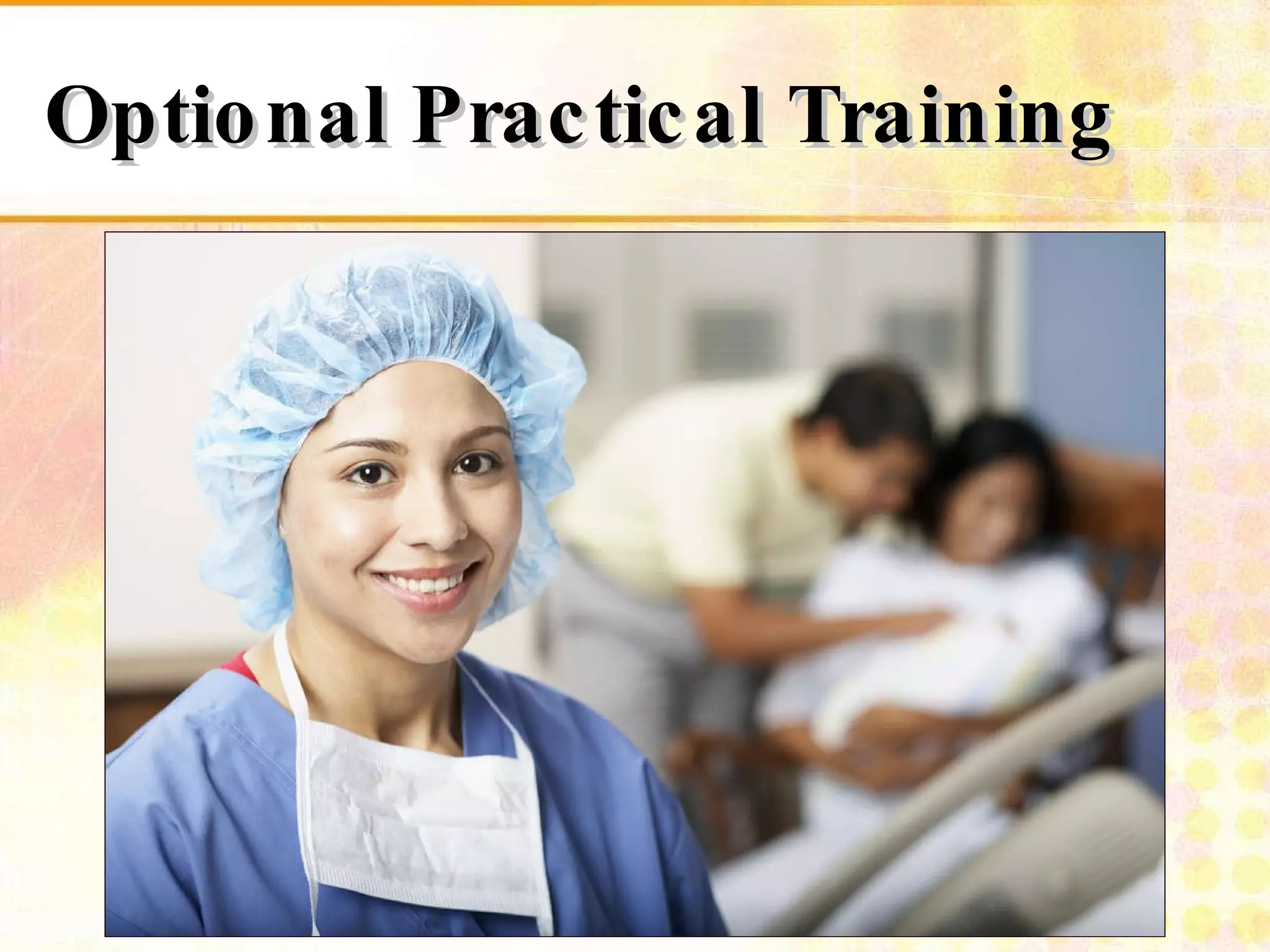 Optional Practical Training 
