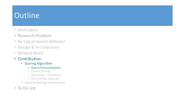 Dissertation interim presentation