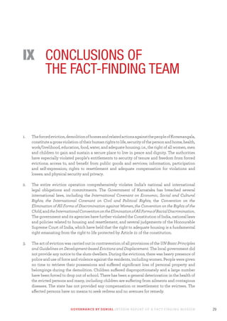 Fact Finding Report Examples Fact Finding Report - Ejipura EWS Quarters Eviction | PDF