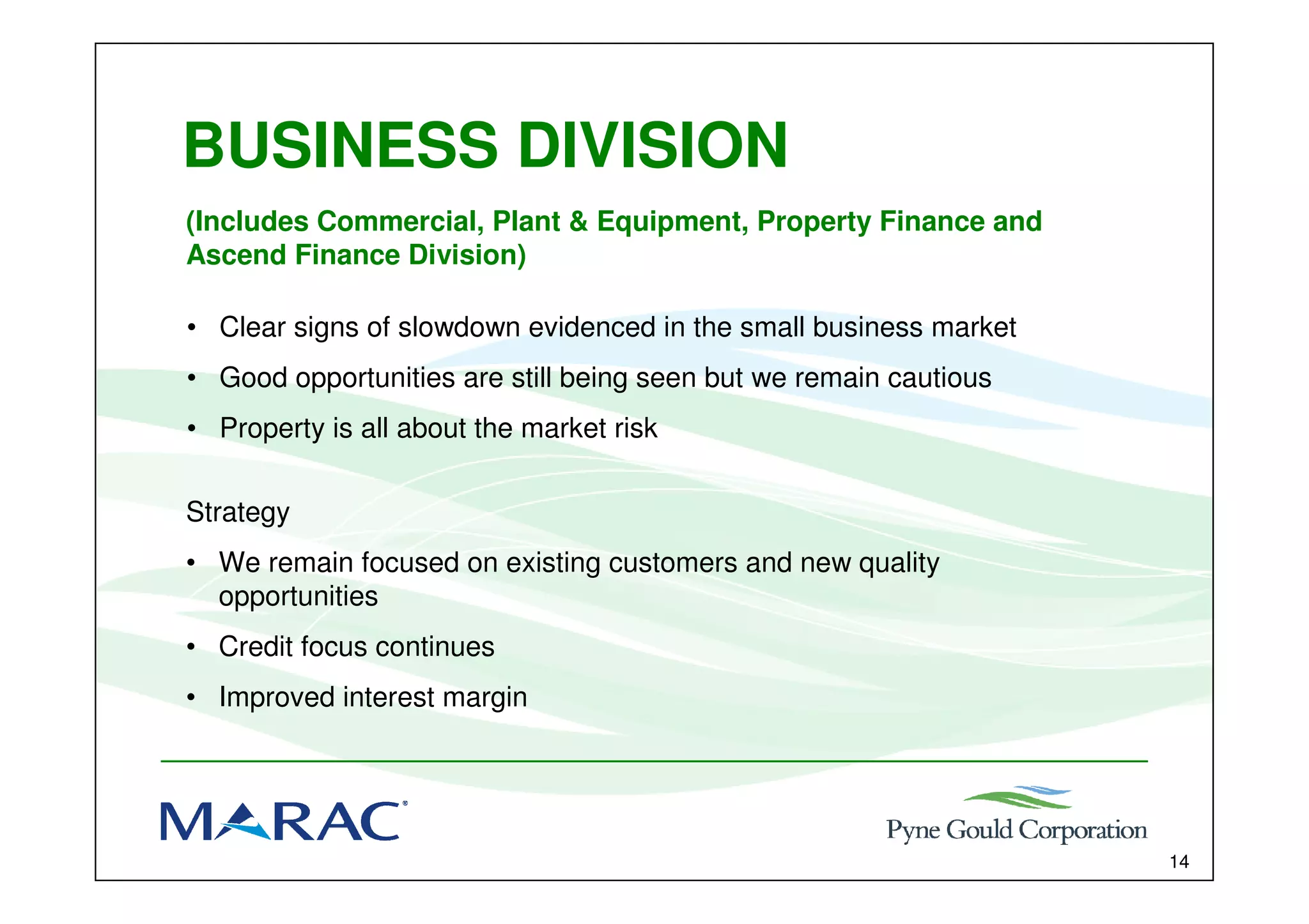 Marac Finance Interim results presentation