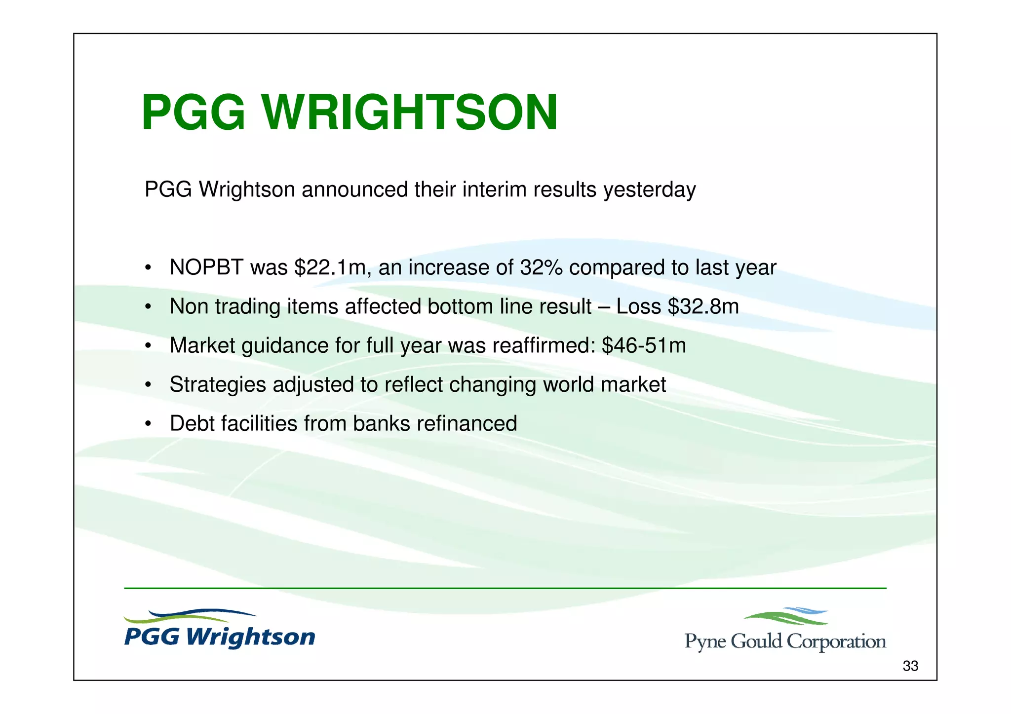Marac Finance Interim results presentation