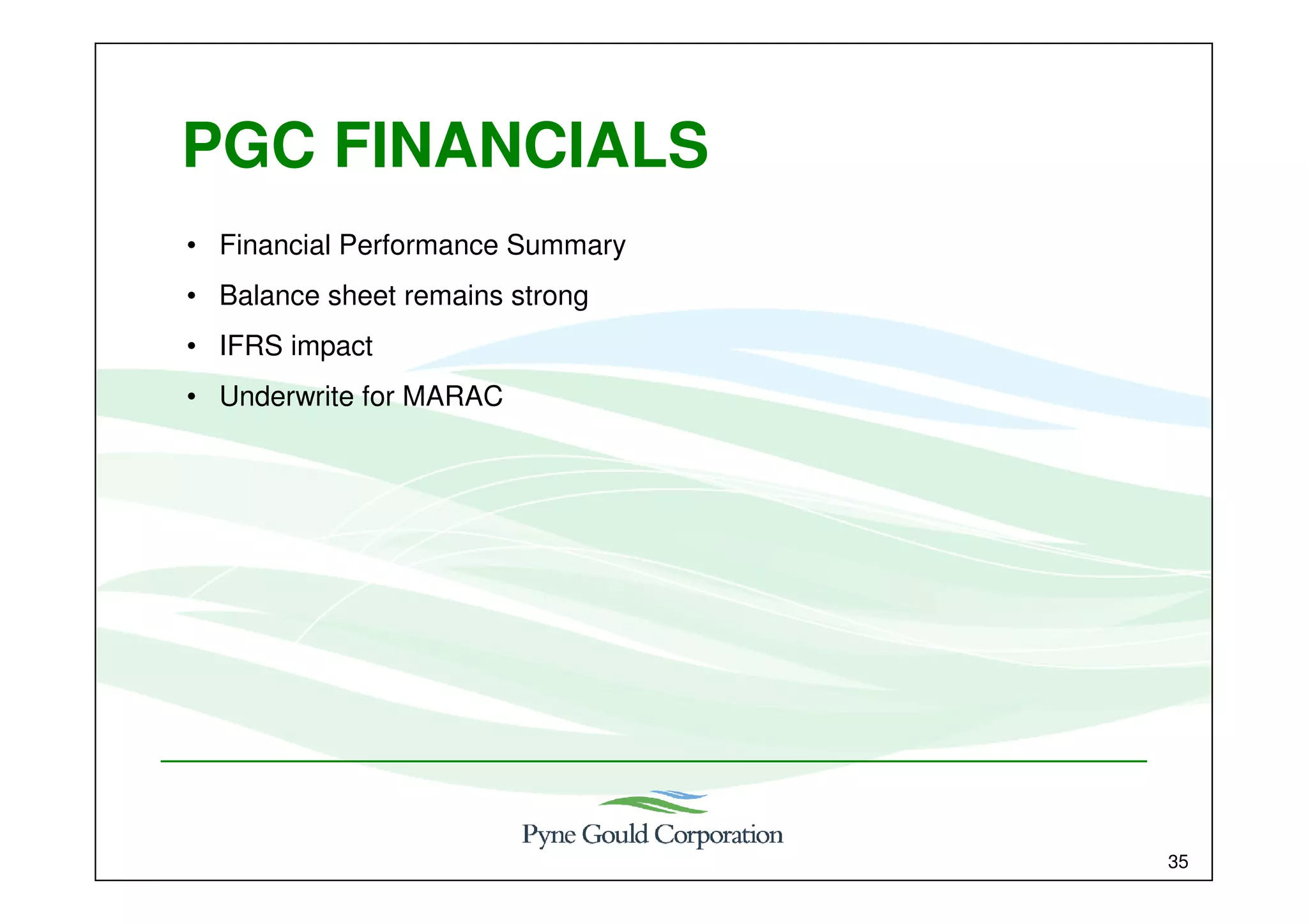 Marac Finance Interim results presentation