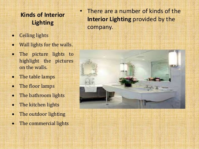 Know About Interior Lighting And Its Types