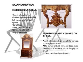 History of Furniture | PPT
