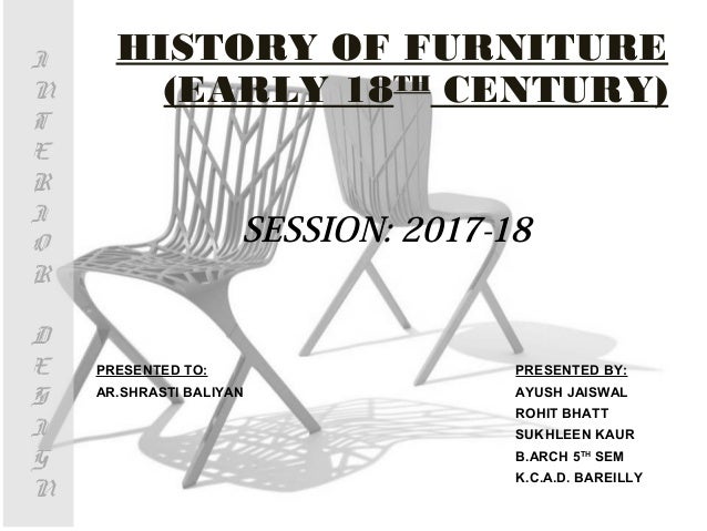 History Of Furniture
