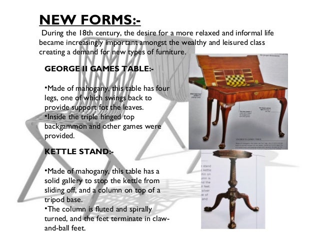 history of furniture
