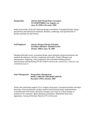 Interior Architecture & Design | PDF