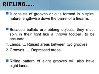 Internal Rifling Interior ballistics / Internal ballistics | PPT