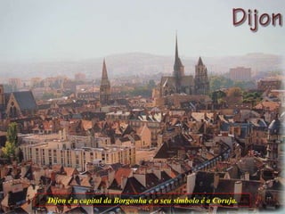 Dijon é a capital da Borgonha e o seu símbolo é a Coruja. 