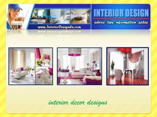 interior decor designs
 