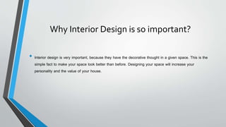 Interior design | PPTX