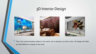 Interior design | PPTX