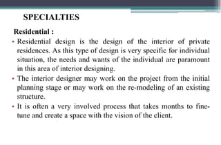 Interior design | PPTX