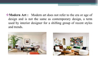 Interior design | PPTX