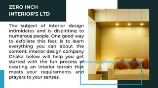 Interior Design Dhaka | PPTX