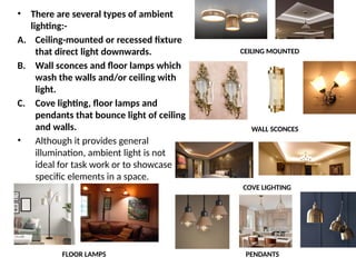 INTERIOR DESIGN.pptx detailing of interior elements | PPTX