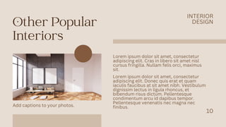 Interior Design for key decoration knowledge | PDF