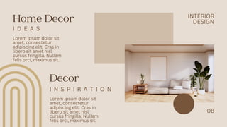 Interior Design for key decoration knowledge | PDF