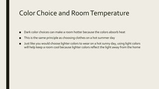 Interior design Module 1: elements of design | PPTX