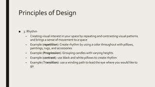 Interior design Module 1: elements of design | PPTX