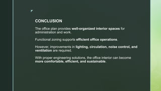 Comprehensive Interior Design Analysis for Modern Office Spaces | PPTX