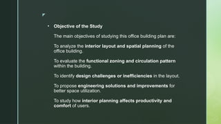 Comprehensive Interior Design Analysis for Modern Office Spaces | PPTX