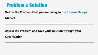 Interior design business plan | PPTX