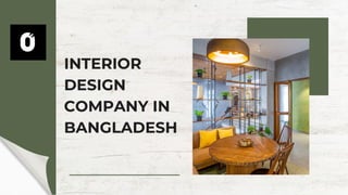 Interior Design Company in Bangladesh