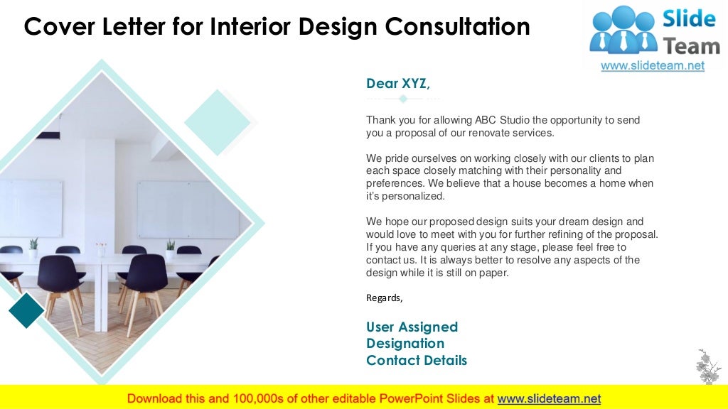Interior Design Consultation Proposal PowerPoint Presentation Slides