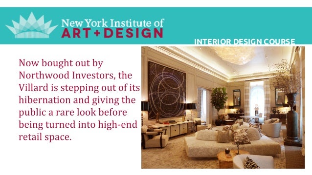 Interior Design Course New York Institute Of Art And Design