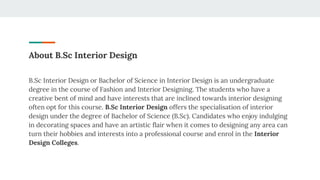 Interior designing | PPTX