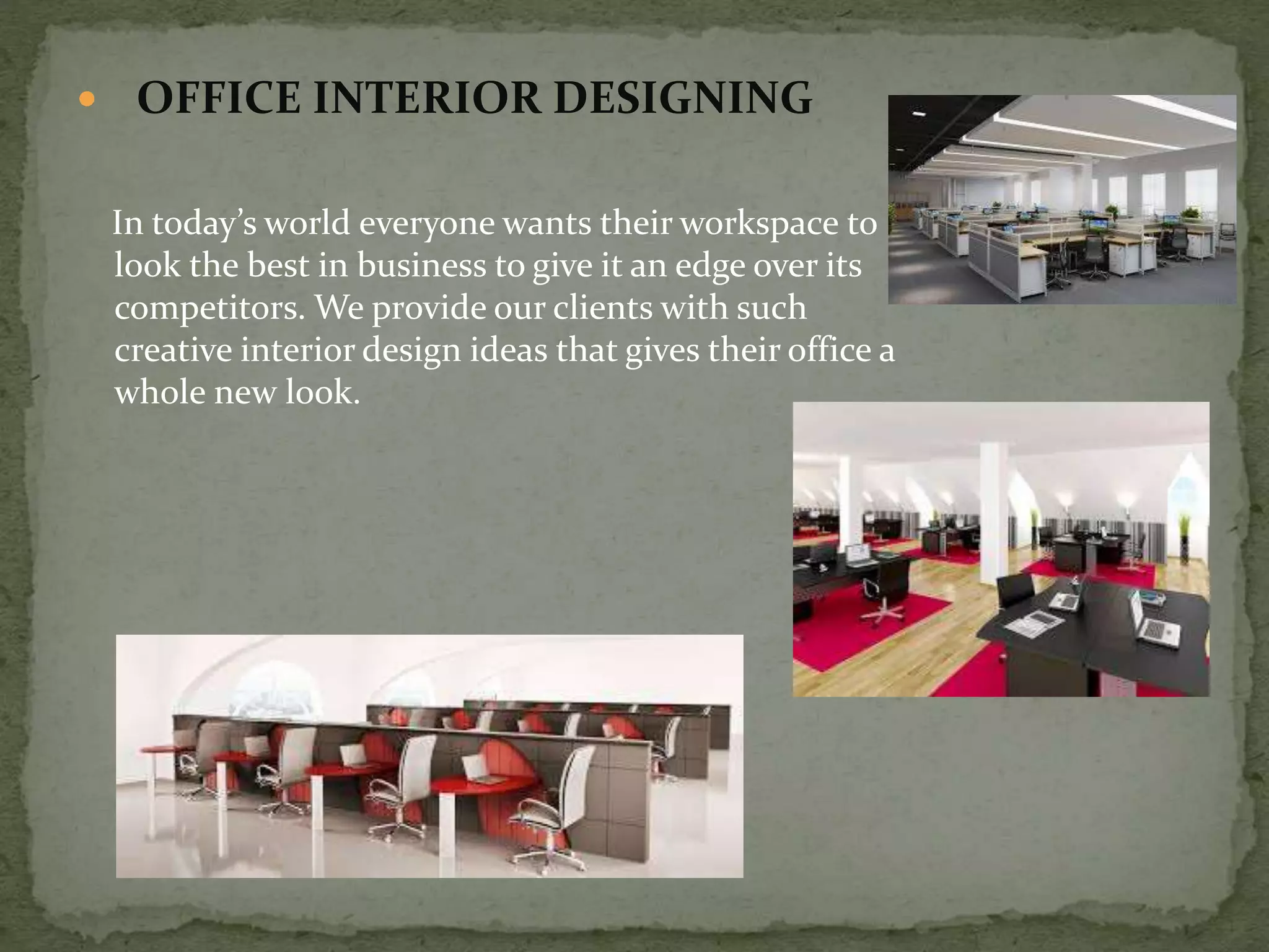 Interior designing ppt | PPTX