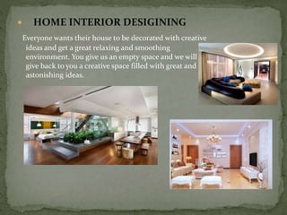 Interior designing ppt | PPT