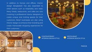 Interior Design Service Dhaka | PPTX