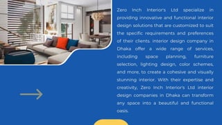 Interior Design Service Dhaka | PPTX
