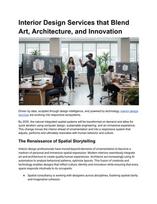Interior Design services in India - Designheed.pdf