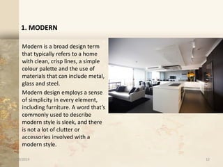 Interior design styles 1 | PDF